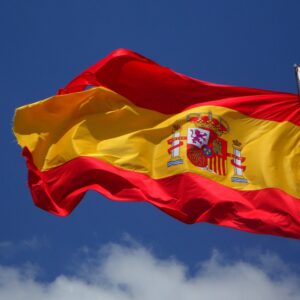 spain flag flutter spanish 54097